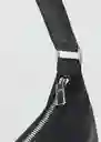 Bolso M Poma Negro Talla 99 Mujer Mango