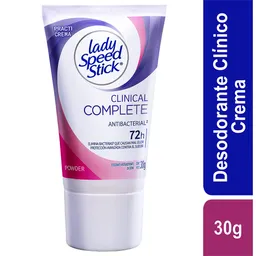 Desodorante Lady Speed Stick Clinical Powder Crema Tubo 30 g