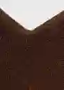Top Kling Marrón Talla S Mujer Mango