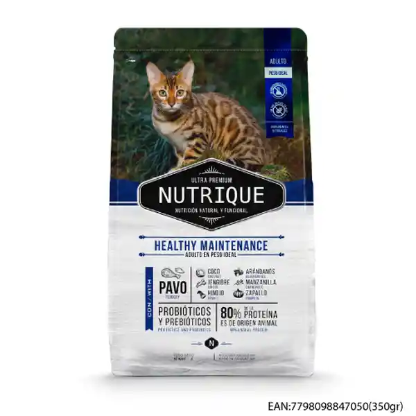 Nutrique Alimento Para Gato Adulto en Peso Ideal