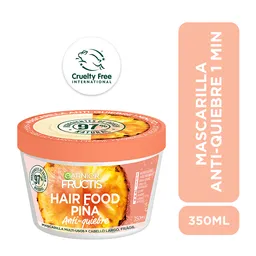 Tratamiento Capilar Hair Foof Garnier Piña Revitalización 350 mL