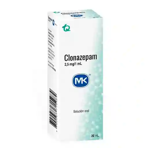   MK  Clonazepam Solucion Oral (2.5 Mg/1 Ml) 