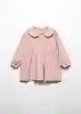 Vestido Ribis Rosa Talla 70 Niñas Mango