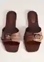 Sandalias Dango Cuero Talla 41 Mujer Mango