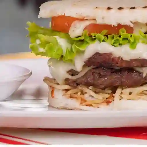 Arepa Burguer Doble Carne