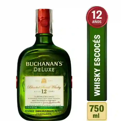 Botella Whiskey Buchannas 12 Años 750 ml