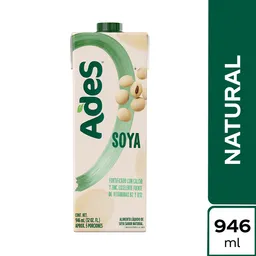 Bebida de Soya Ades Sabor Natural 946ml