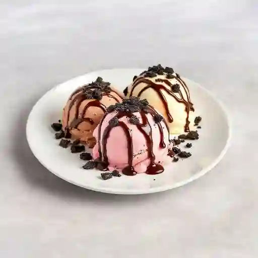 Helado Con Topping