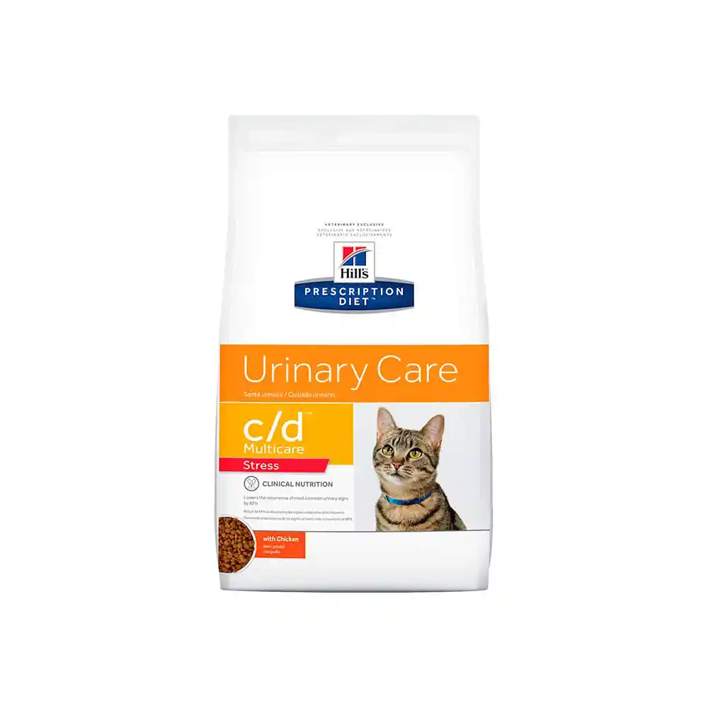Hills Alimento Para Gato Urinary Care Stress c/d Pollo 4 Lb