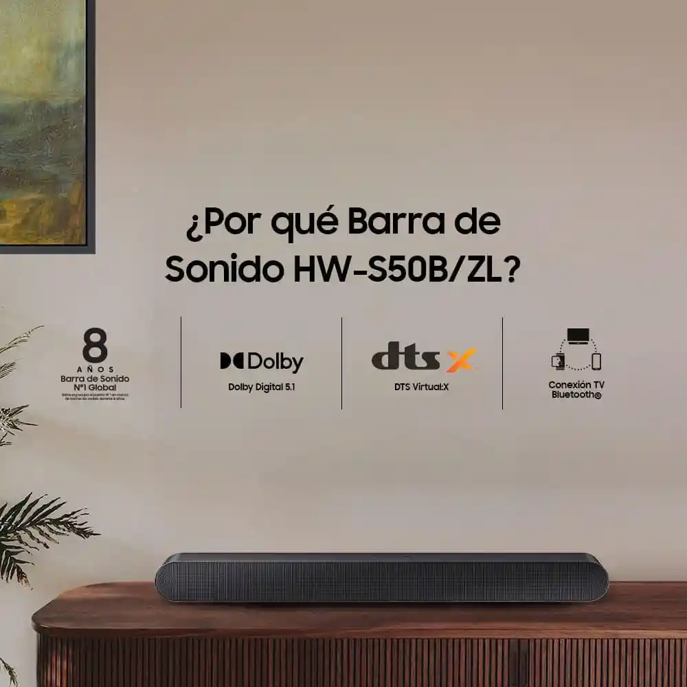 Samsung Barra de Sonido 3.0 HW-S50B/ZL