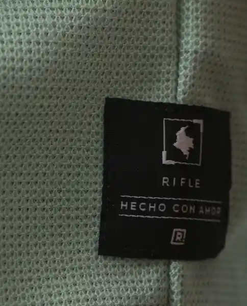 Camiseta Hombre Verde Talla S 109G019_VER156315 Rifle