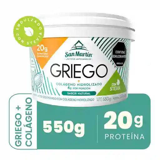 San Martin Yogurt Griego con Colágeno Hidrolizado