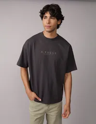 Camiseta Hombre Negro Talla Medium 4597094 American Eagle