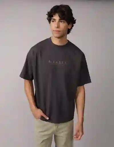 Camiseta Hombre Negro Talla Medium 4597094 American Eagle