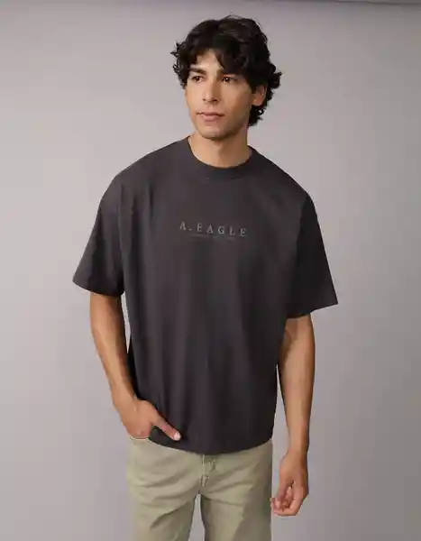Camiseta Hombre Negro Talla Medium 4597094 American Eagle