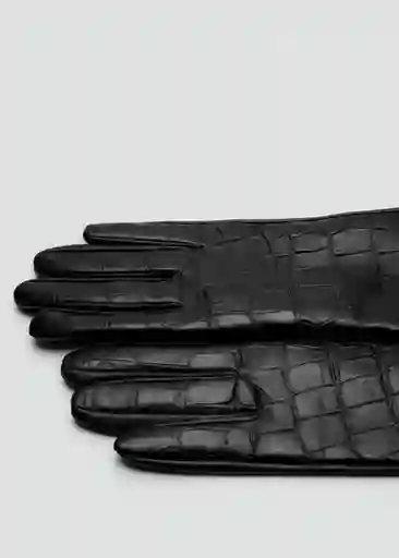 Guantes Gil Negro Talla S Mujer Mango