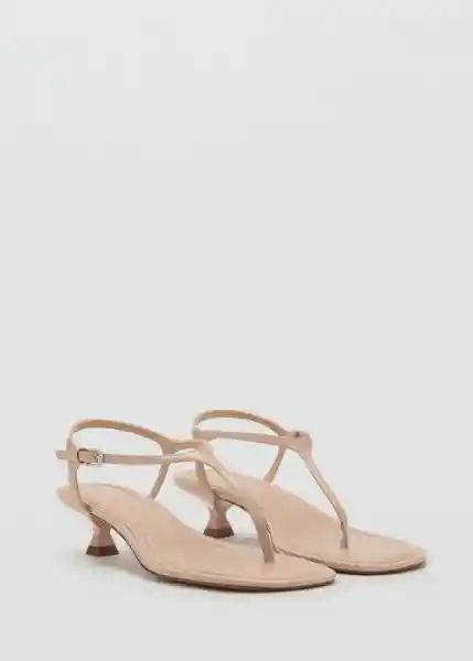 Sandalias Camila Camel Talla 38 Mujer Mango