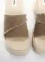 Sandalias Marthaa Coffee Talla 36 Niñas Mango