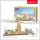 Cubic Fun Rompecabezas City Line Barcelona 3D