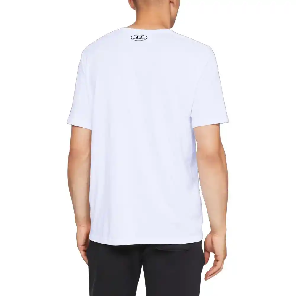 Under Armour Camiseta Sportstyle Left Chest Hombre Blanco SM