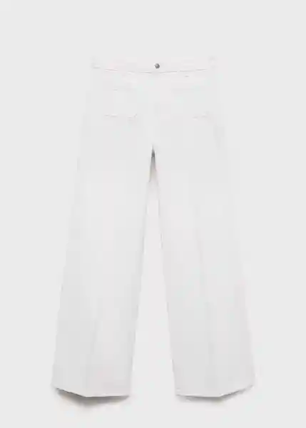 Jean Emma Blanco Talla 40 Mujer Mango