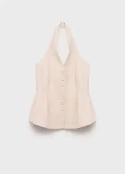 Chaleco Miso Nude Talla S Mujer Mango