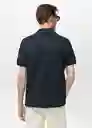 Camiseta Polo Rea Navy Talla M Hombre Mango