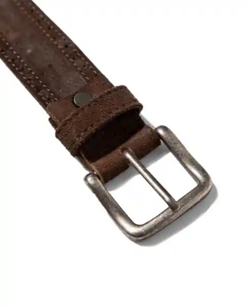 Correa Brogue Masculino Café Amargo Ultraoscuro T. 34 Chevignon