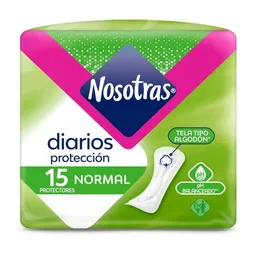 Nosotras Protectores Femeninos Diarios Normal Tela Algodón 