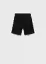 Bermuda Francia8 Negro Talla 12 Niños Mango