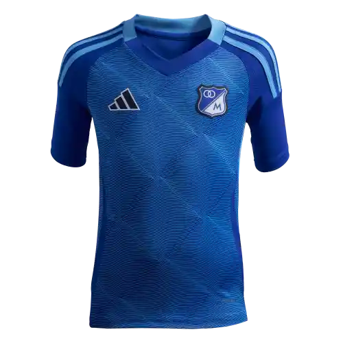 Adidas Camiseta Mil de Equipo Para Fútbol de Niño Azul Talla L