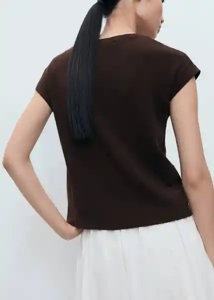 Jersey Garcia Chocolate Talla XS Mujer Mango
