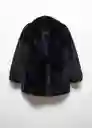 Abrigo Brindis Negro Talla S Mujer Mango
