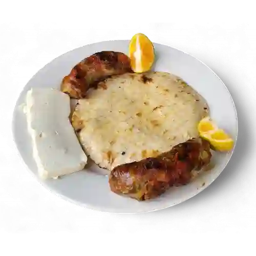 Arepa con 2 Chorizo