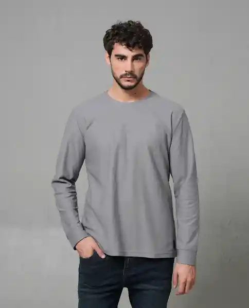 Camiseta Hombre Gris XL 103G100_GRI170000 Rifle