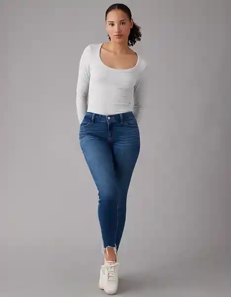 Jean Mujer Azul Talla 0 Regular American Eagle 44324951