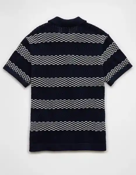 Suéter Hombre Tejido Azul Talla: LARGE 2027410 American Eagle
