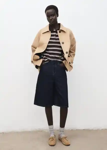 Polo Austin Marrón Talla XL Mujer Mango