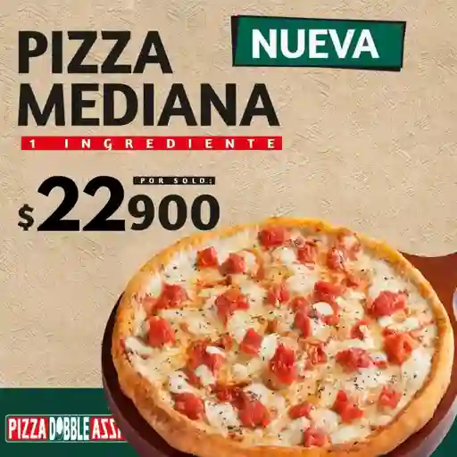1 Pizza mediana 1 ingrediente