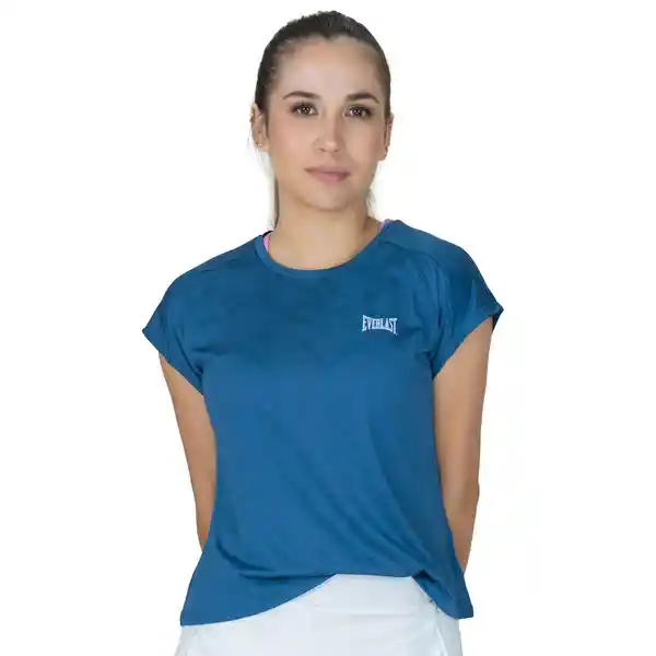 Camiseta Jacquard Azul Talla S Everlast