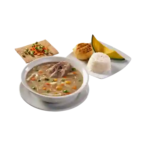 Sopa de Cuchuco con Espinazo