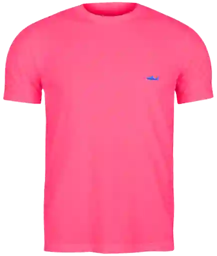 Camiseta Hombre Rosado Fluorescente Talla L Salvador Beachwear