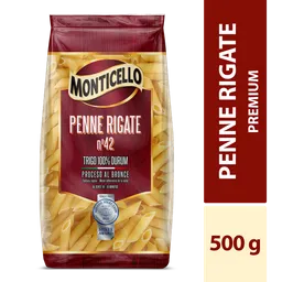 Penne Rigate MONTICELLO x 500 gramos