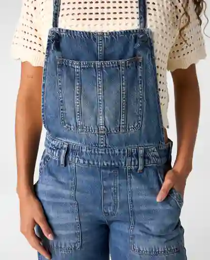 Enterizo Mujer Azul Talla M 362G000_AZU174021 Americanino
