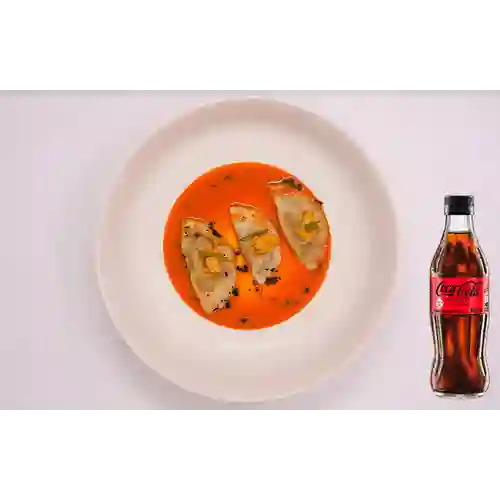 Combo Pork Belly Gyoza + Coca Cola Sin Azúcar 300ML