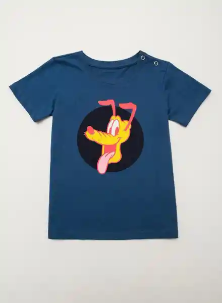 Camiseta Manga Corta de Azul Talla 5T