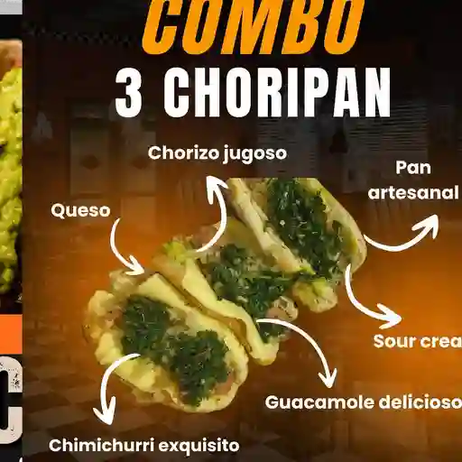 Choripan x3