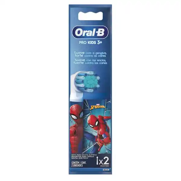 Repuesto Para Cepillo Eléctrico Oral-B Marvel Spider-Man 2 Und