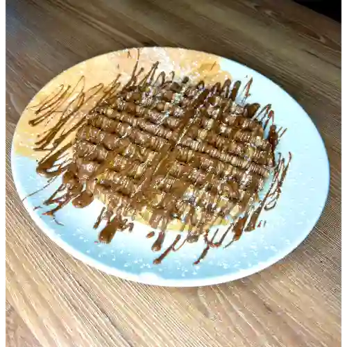 Waffle Básico de Nutella