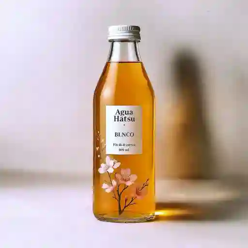 Agua Hatsu Blnco, Negro, Flor de Cerezo 500 ml